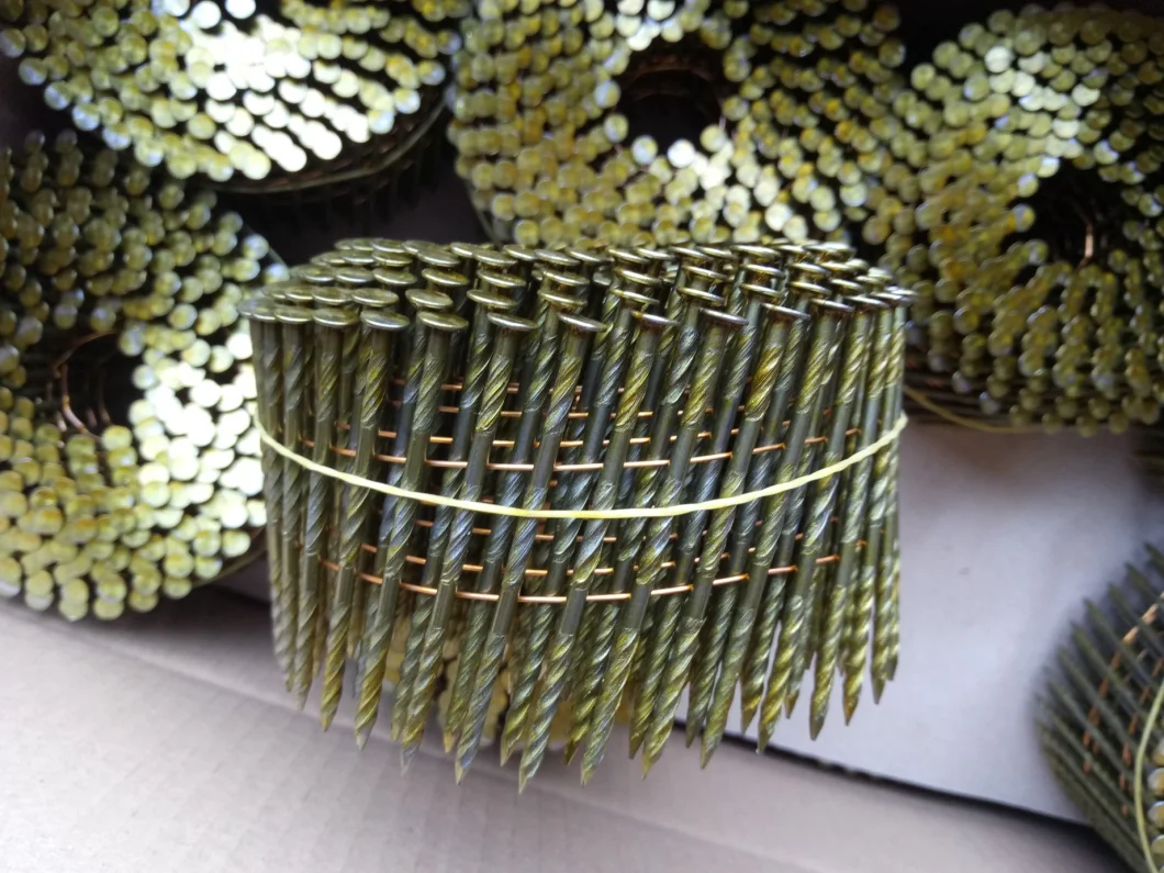 Pallet Coil Nail with Material Q235 for Nail Gun Cn80