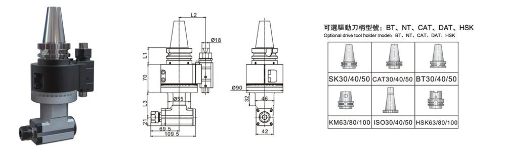 Drilling and Milling Machine Atc/Two Head CNC Router for Furniture Making